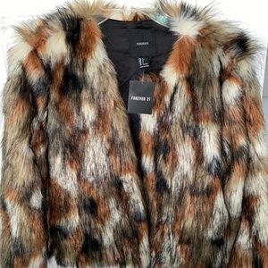 Forever 21 faux fur jacket